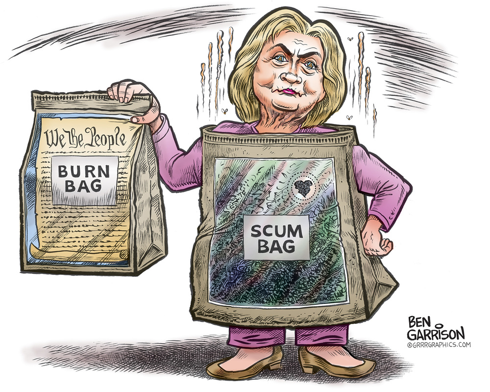 hillary-burn-bag-scum-bag